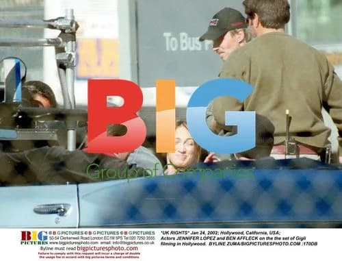 Jennifer Lopez & Ben Affleck on Gigli Set