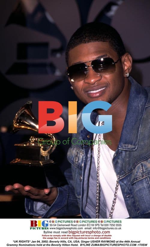 Usher at 44th Grammy Nominations