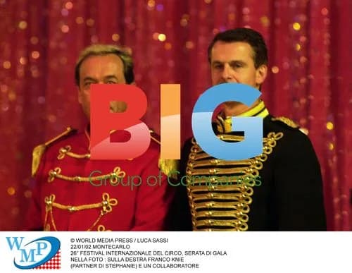 Franco Knie and Collaborator at Circus Festival Gala
