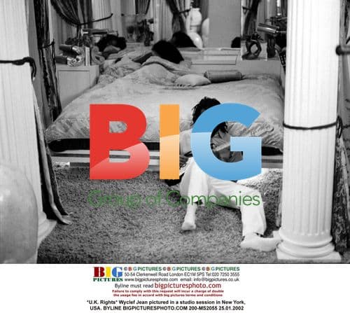 Wyclef Jean in New York studio session