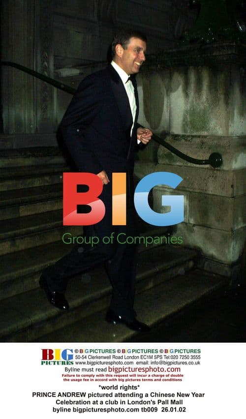 PRINCE ANDREW at Chinese New Year Celebration