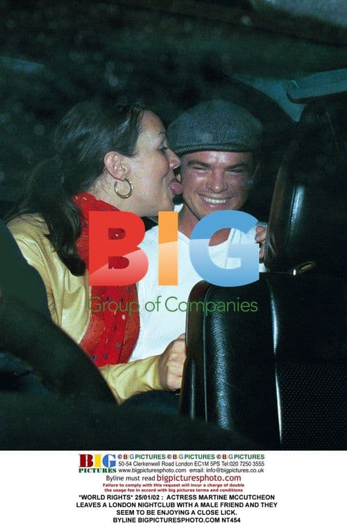 Martine McCutcheon Leaves London Nightclub
