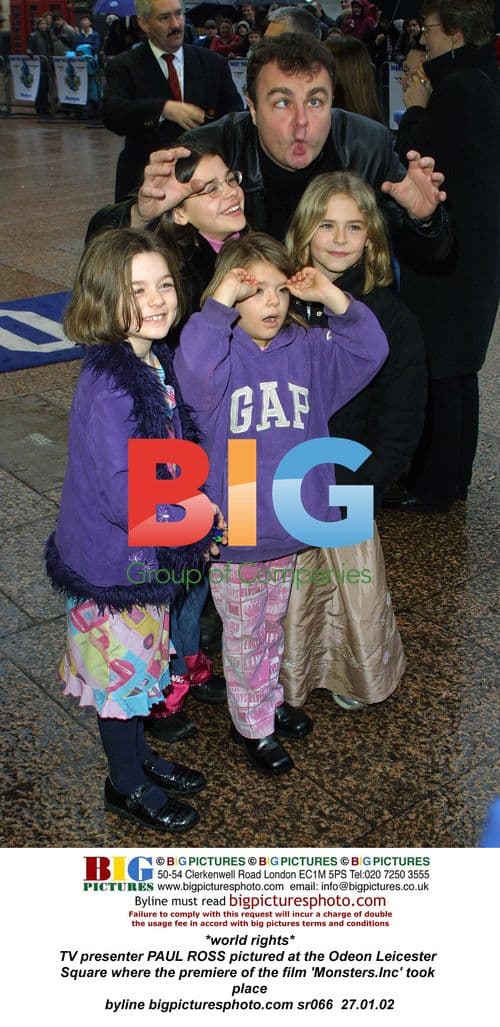 TV host PAUL ROSS at 'Monsters, Inc.' premiere