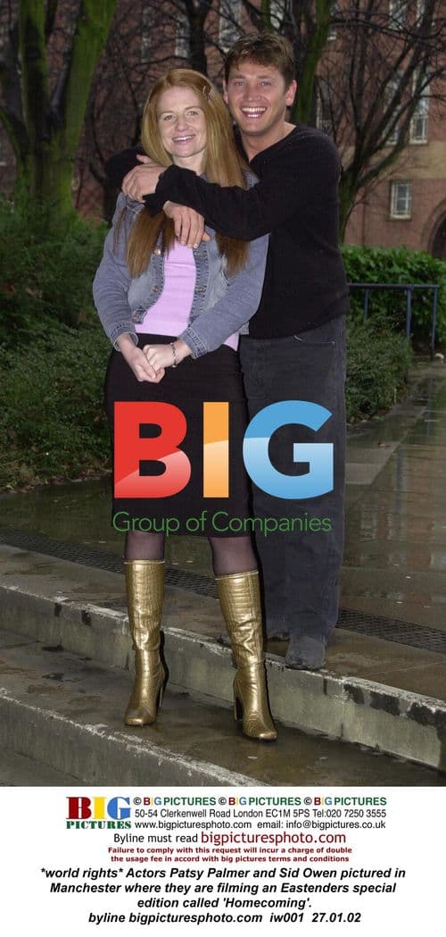 Patsy Palmer and Sid Owen Filming 'Eastenders' Special