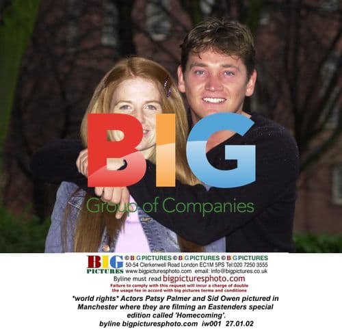 Patsy Palmer and Sid Owen Filming Eastenders Special