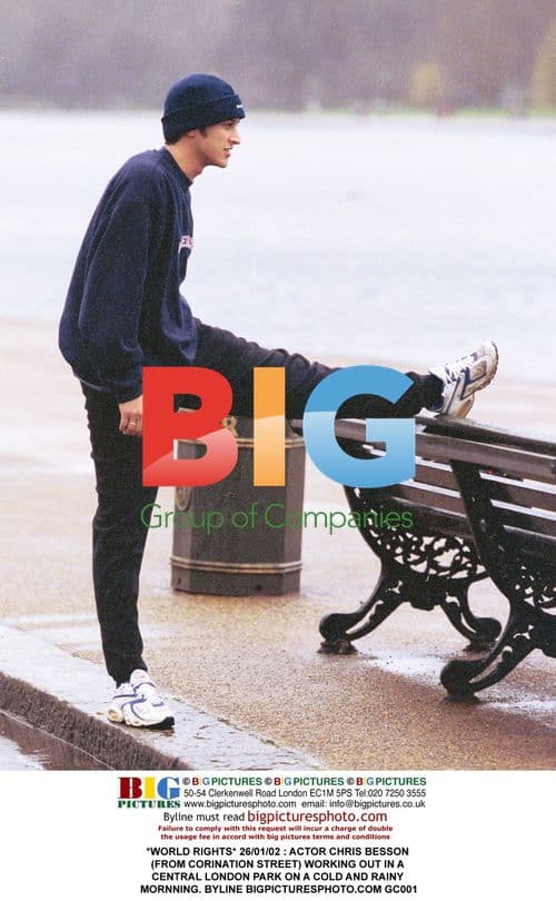 Chris Besson Runs in London Park