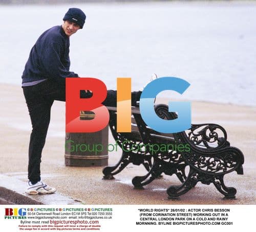 Chris Besson Workout in London Park