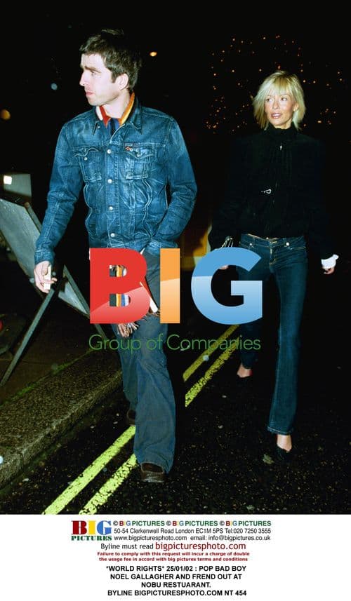 Noel Gallagher out at Nobu restaurant