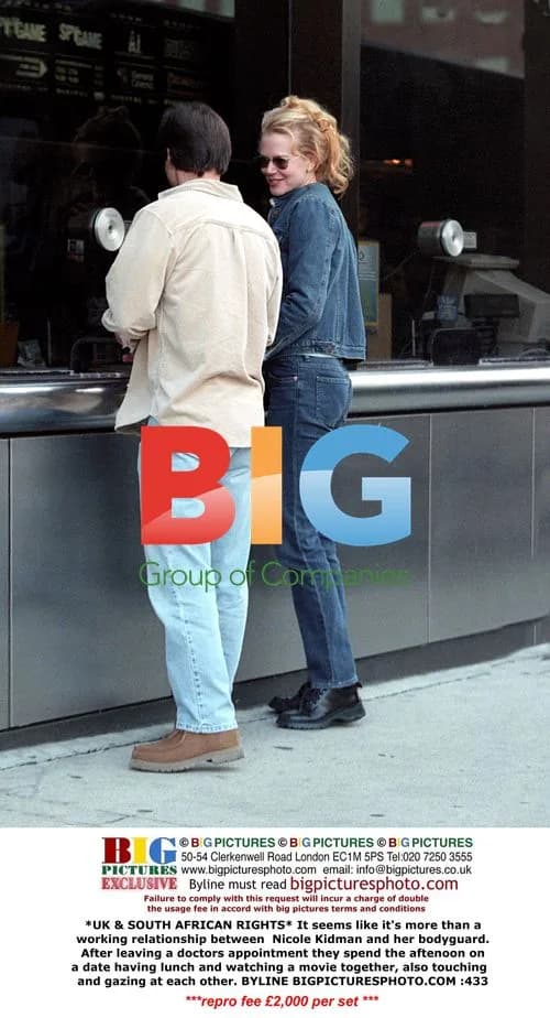 Nicole Kidman on a date with bodyguard