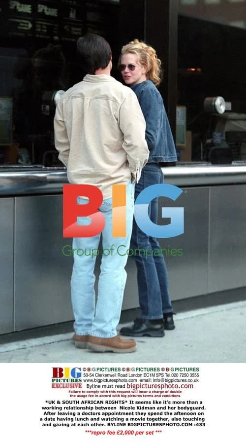 Nicole Kidman and Bodyguard on Casual Afternoon Date