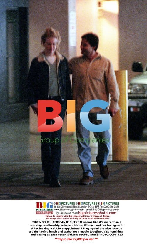 Nicole Kidman and bodyguard on date