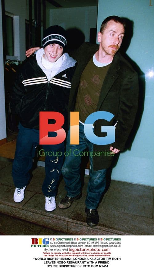 Tim Roth Leaves Nobu Restaurant in London