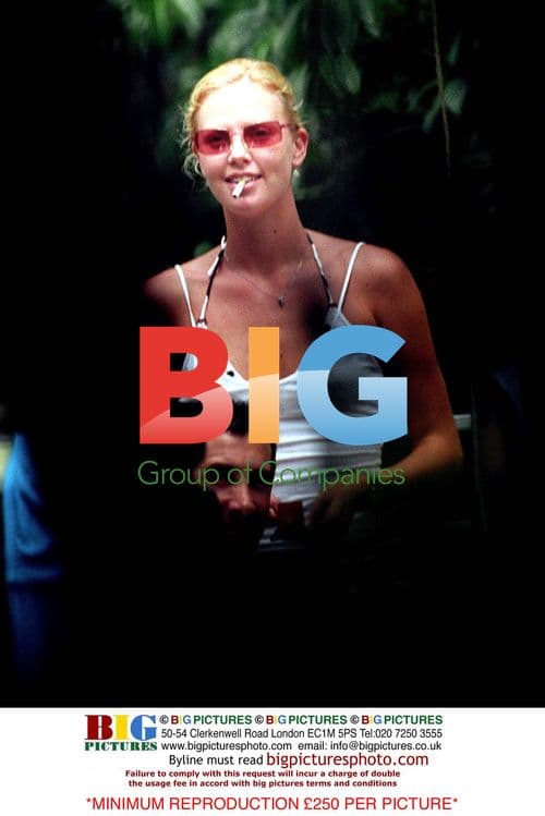 Charlize Theron at Party with Friends