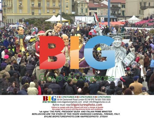 Stars of Viareggio Carnival, Italy