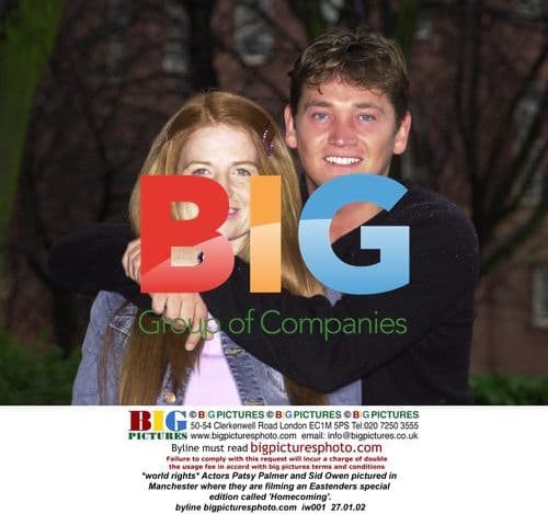 Patsy Palmer and Sid Owen Film Eastenders Special