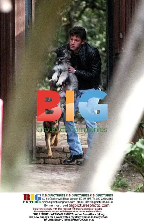 Ben Affleck with new pup and mystery woman
