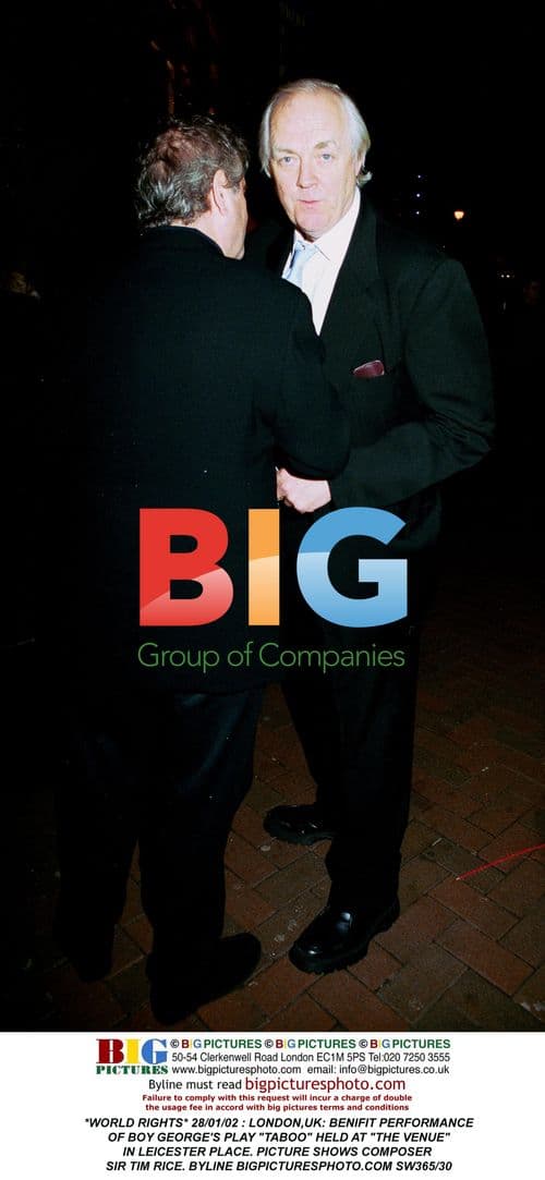 Composer Sir Tim Rice at 'Taboo' Premiere