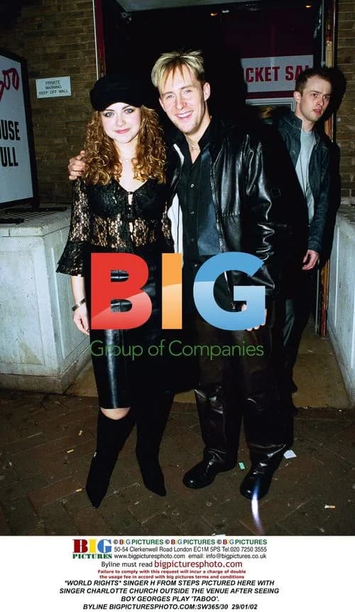 SINGER H FROM STEPS & CHARLOTTE CHURCH