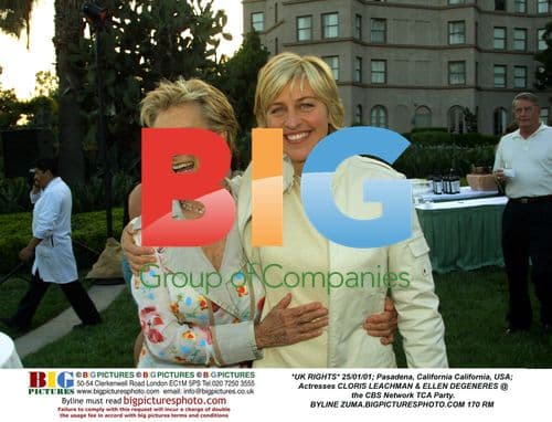 CLORIS LEACHMAN & ELLEN DEGENERES at CBS TCA Party