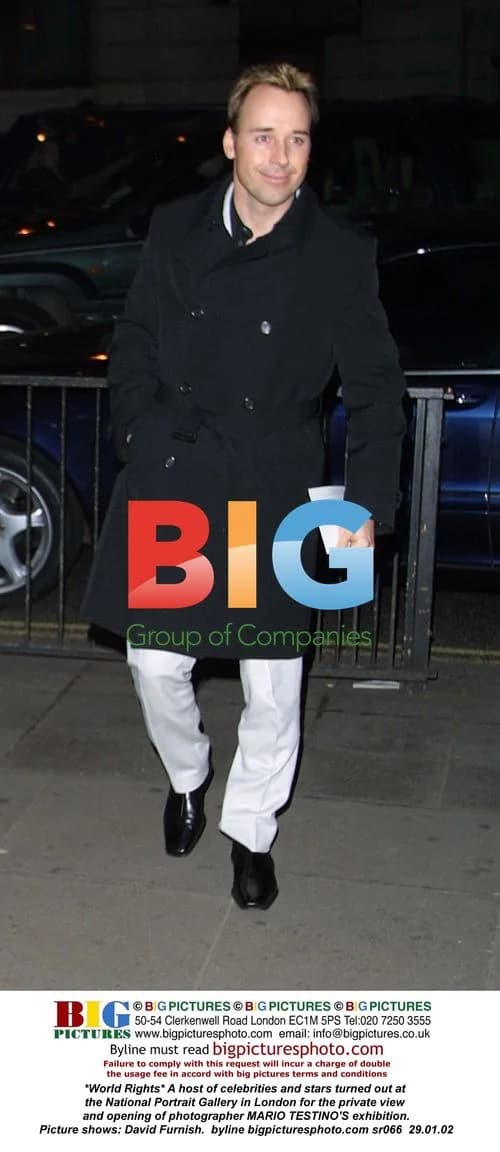 David Furnish at Testino's National Portrait Gallery Exhibition