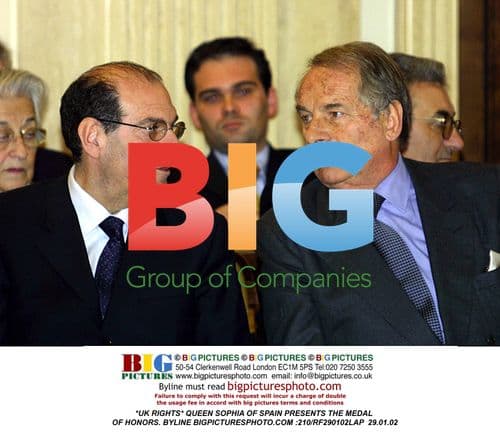 Queen Sophia Presents Medal of Honors