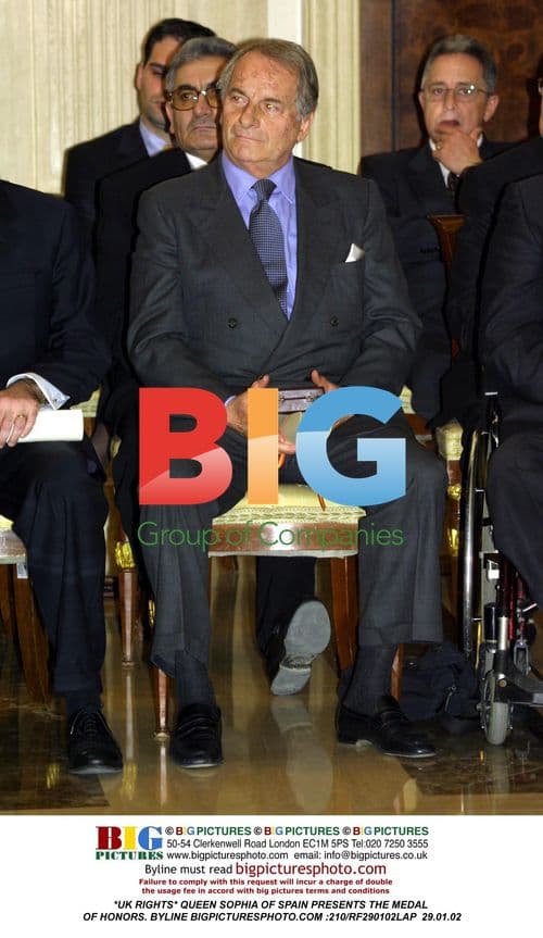 Queen Sophia of Spain presents medal