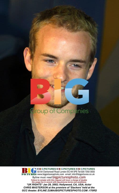 Chris Masterson at 'Slackers' Premiere