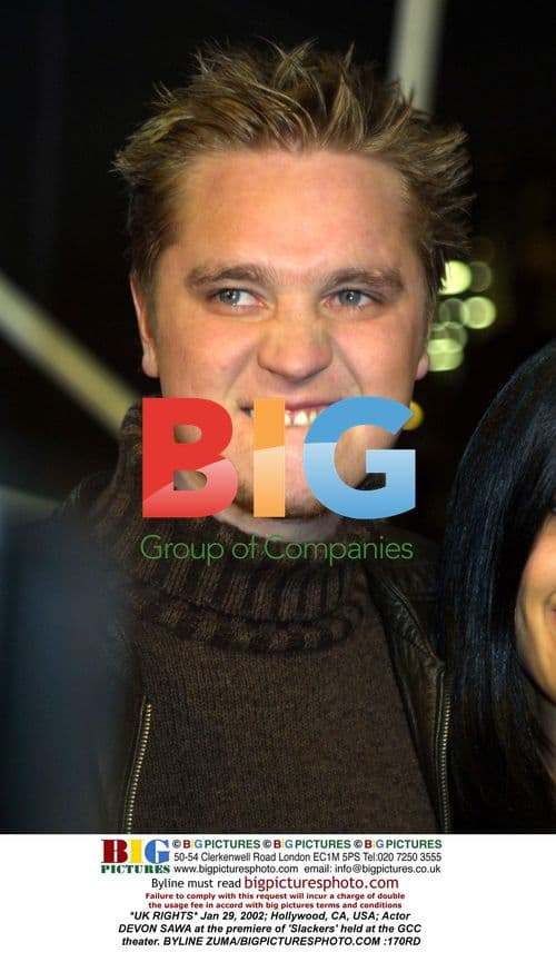 Devon Sawa at 'Slackers' premiere