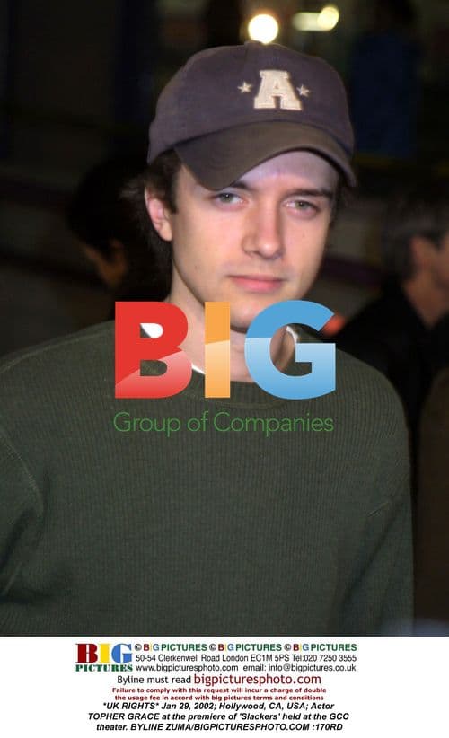 Topher Grace at 'Slackers' Premiere