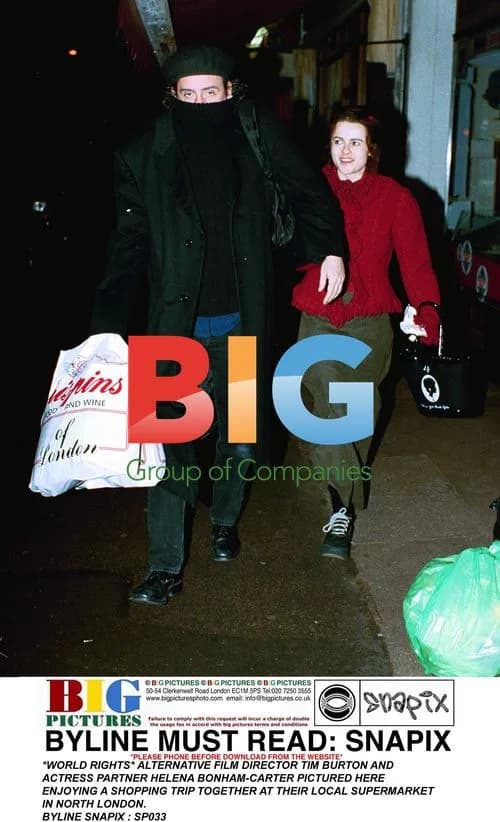 Tim Burton and Helena Bonham-Carter Shopping