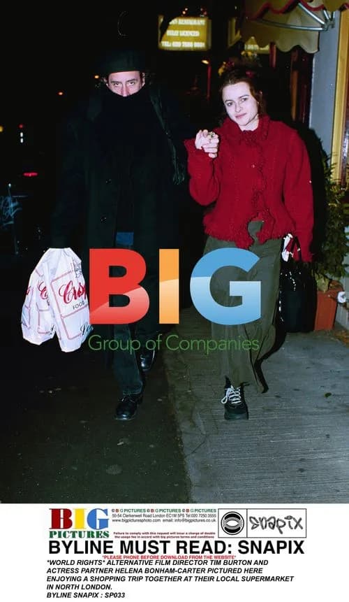 Tim Burton and Helena Bonham-Carter Shopping