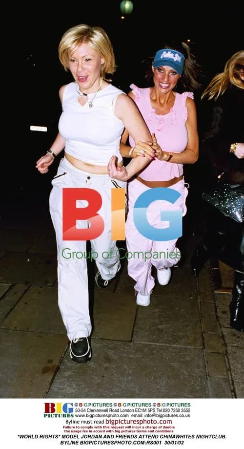 Jordan and friends at Chinawhites Nightclub