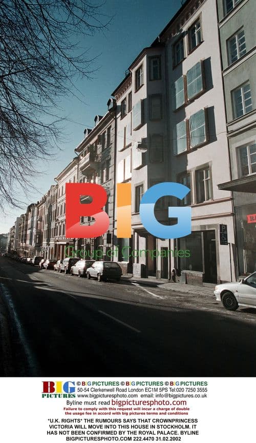 Rumours of Crown Princess Victoria House in Stockholm