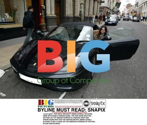 Simon Cowell and Naima from Honeyz Spotted in London