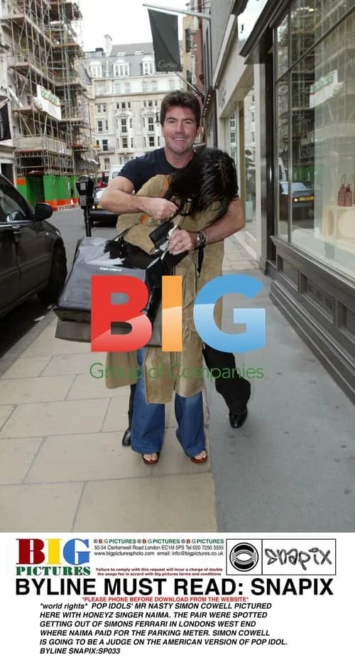 Simon Cowell and Naima spotted in London