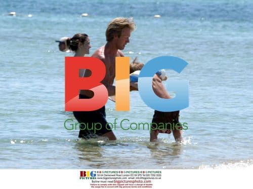 Derby Footballer Warren Barton and Family on Holiday in France