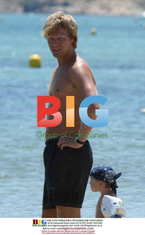 Derby Footballer Warren Barton and Family in South of France