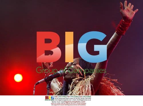 Erykah Badu Performing at Roskilde Festival