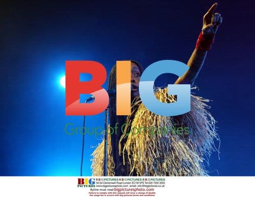 Erykah Badu Performing at Roskilde Festival