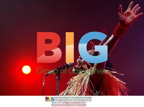 Erykah Badu Performing at Roskilde Festival