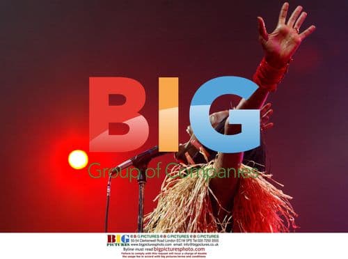 Erykah Badu Performing at Roskilde Festival