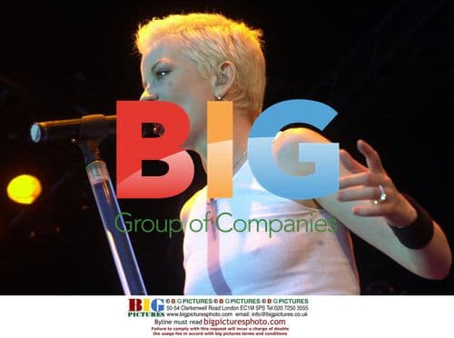 Garbage Performing at Swedish Festival