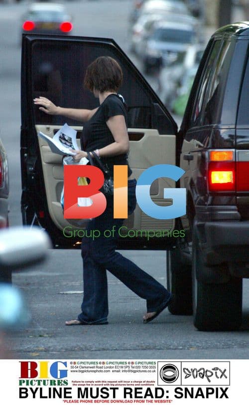 Pregnant Actress Sadie Frost Out Shopping