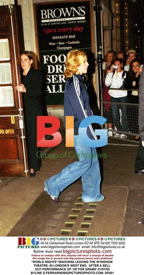 Madonna Leaving Wyndham Theatre