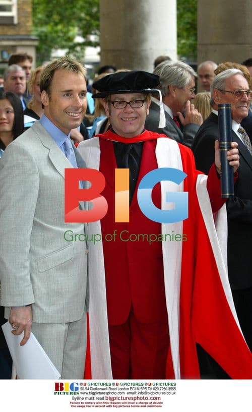 Sir Elton John at Royal Academy of Music Ceremony