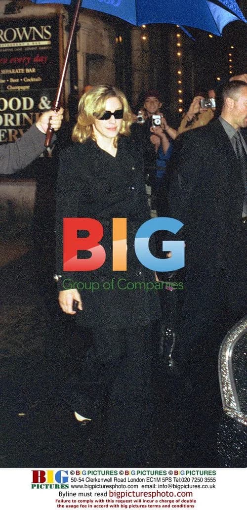 Madonna Leaving Wyndham Theatre in London