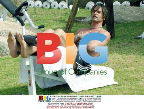 Marcus Schenkenberg Workout in Sardinia