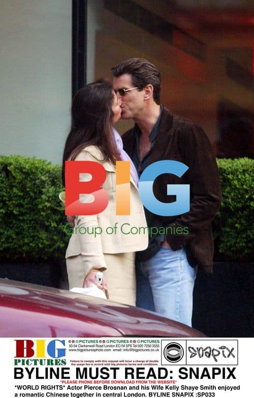 Pierce Brosnan and Wife Kelly Shaye Smith Dine in London