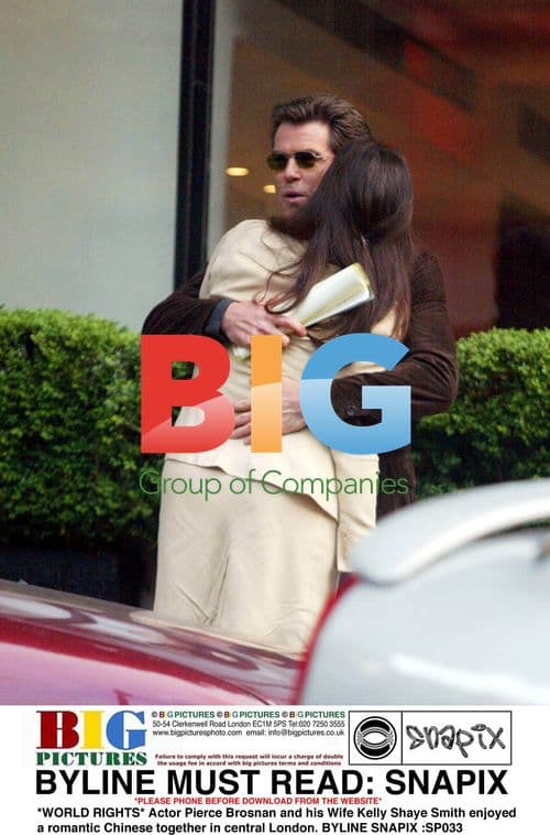 Pierce Brosnan and Wife Kelly Shaye Smith Dine in London