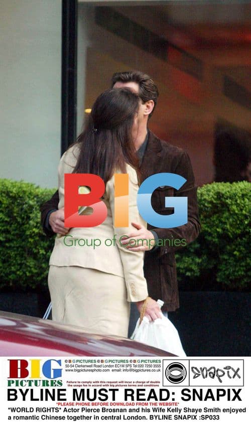 Pierce Brosnan and Wife Enjoy Romantic Meal